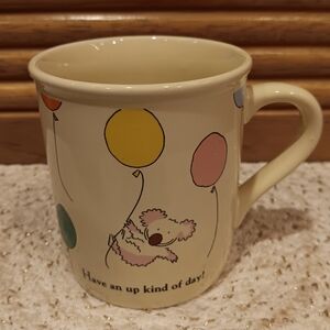 Vintage Hallmark 8 oz Mug "Have An Up Kind Of Day" With Balloons And Koala